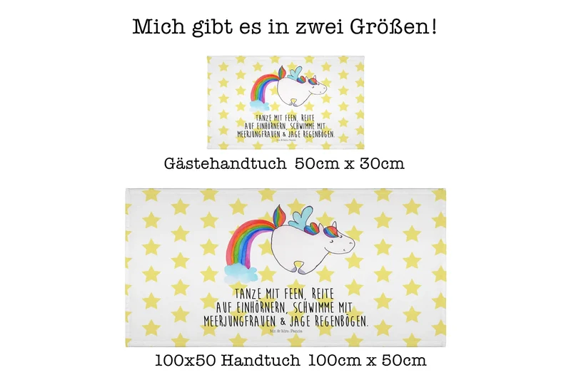Handtuch Einhorn Fliegendes Pferd