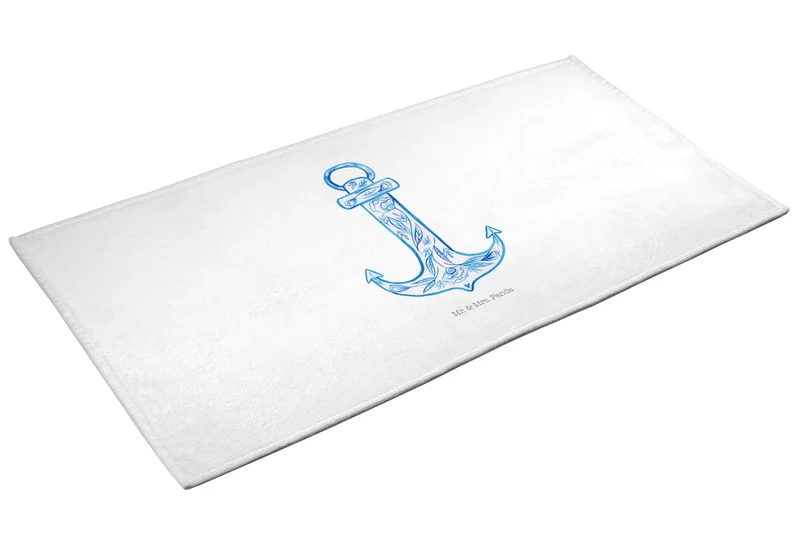 Handtuch Anker Blau