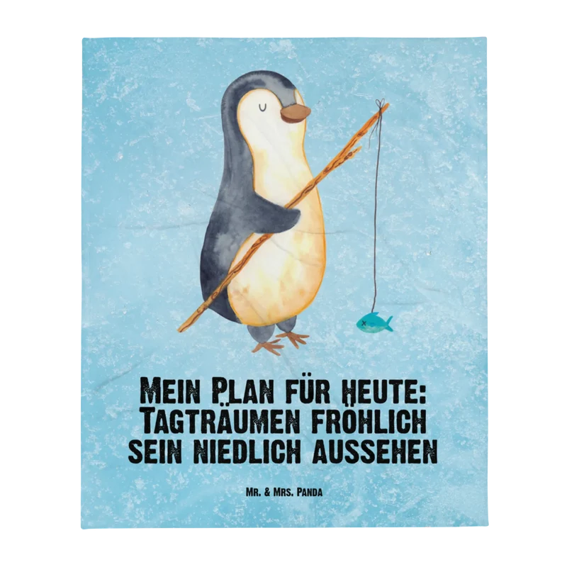 Babydecke Pinguin Angler