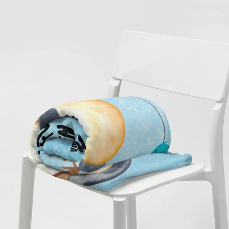 Babydecke Pinguin Angler