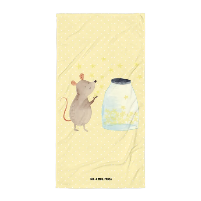 XL Badehandtuch Maus Sterne