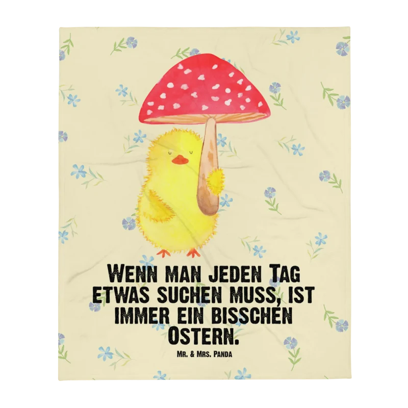 Babydecke Küken Fliegenpilz