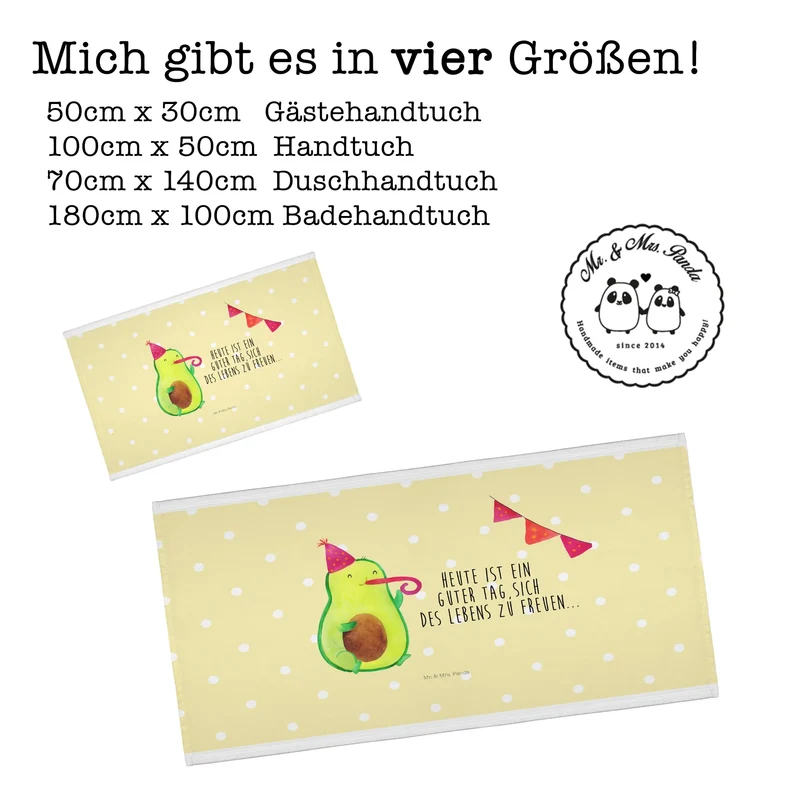 Handtuch Avocado Party