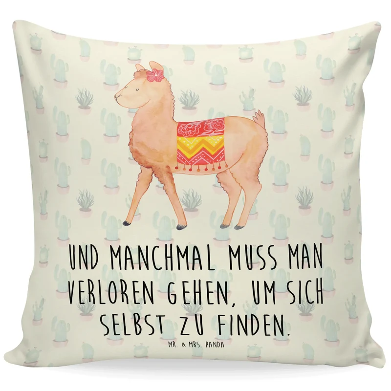 40x40 Kissen Alpaka Stolz