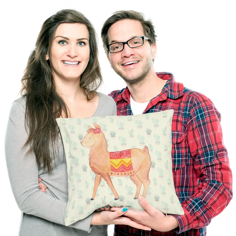 40x40 Kissen Alpaka Stolz