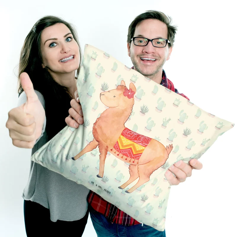40x40 Kissen Alpaka Stolz