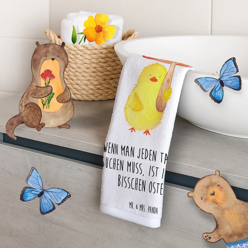 Gästehandtuch Küken Fliegenpilz
