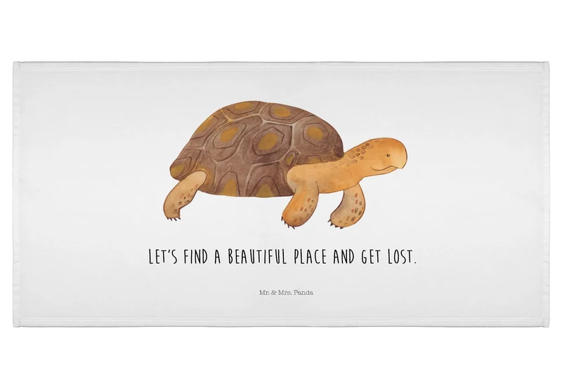 Handtuch Schildkröte Marschieren