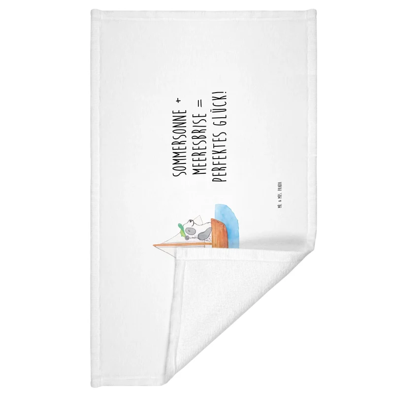 Handtuch Sommer Meer Glück