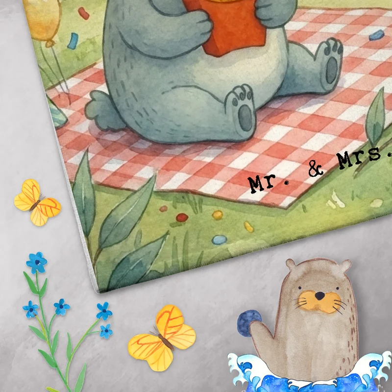 Personalisiertes Gästehandtuch Koala Pommes Design