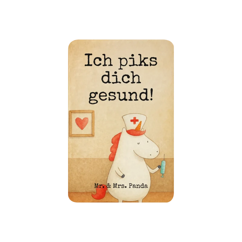 Sherpa Kuscheldecke Einhorn Krankenschwester Design