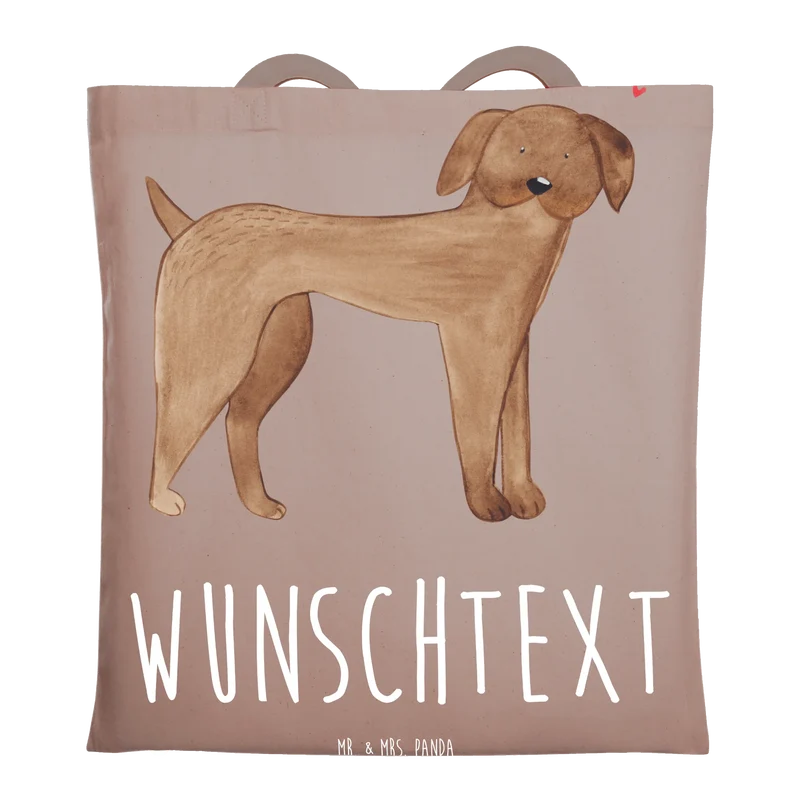 Personalisierte Foto Tragetasche Hund Dogge