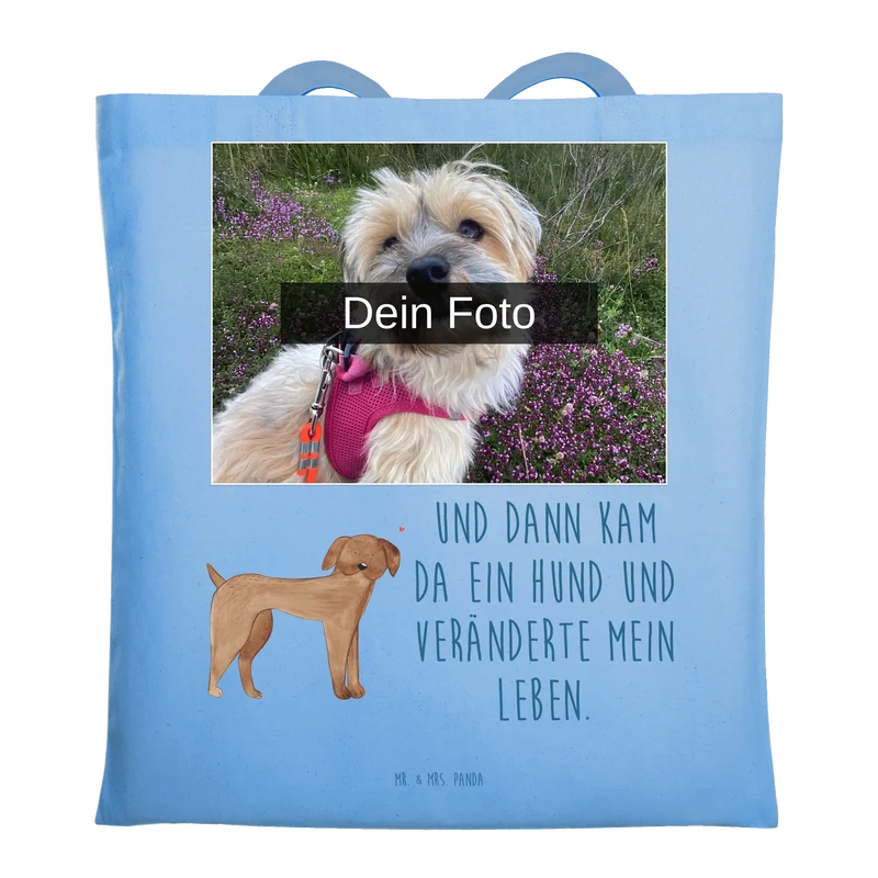 Personalisierte Foto Tragetasche Hund Dogge