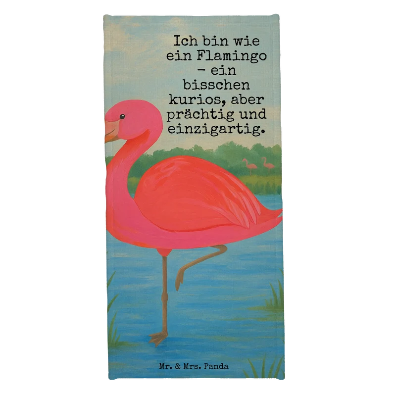 Badehandtuch Flamingo Classic Design