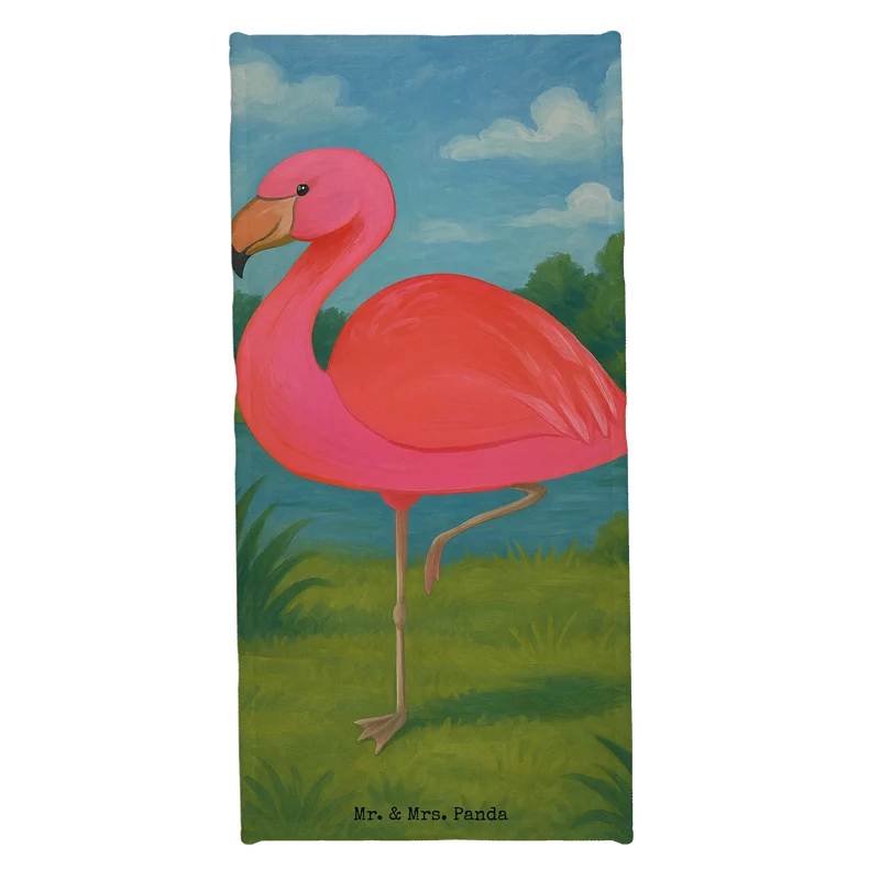 Badehandtuch Flamingo Classic Design