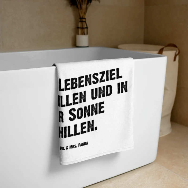 XL Badehandtuch Igel Grillen