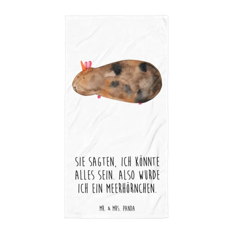 XL Badehandtuch Einhorn Meerschweinchen