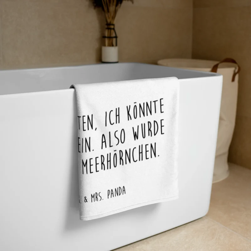 XL Badehandtuch Einhorn Meerschweinchen