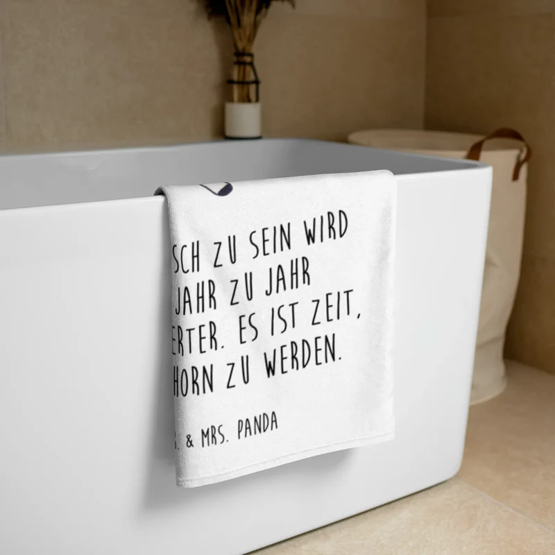 XL Badehandtuch Einhorn Koffer