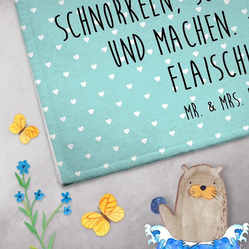 Gästehandtuch Fuchs Laterne