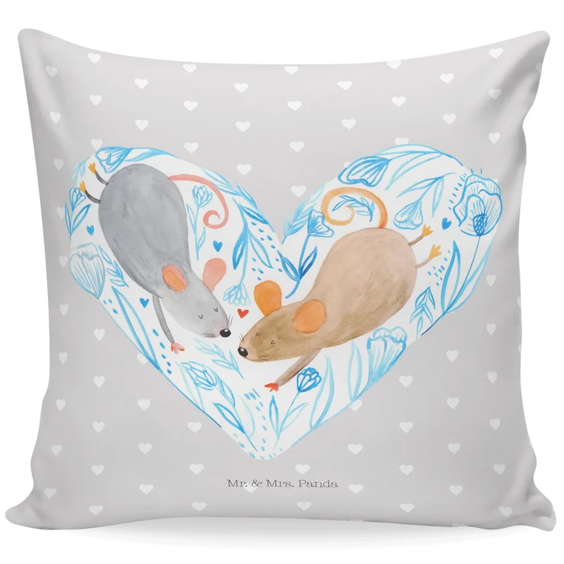 40x40 Kissen Mäuse Herz