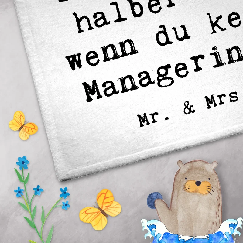 Gästehandtuch PR Managerin Herz