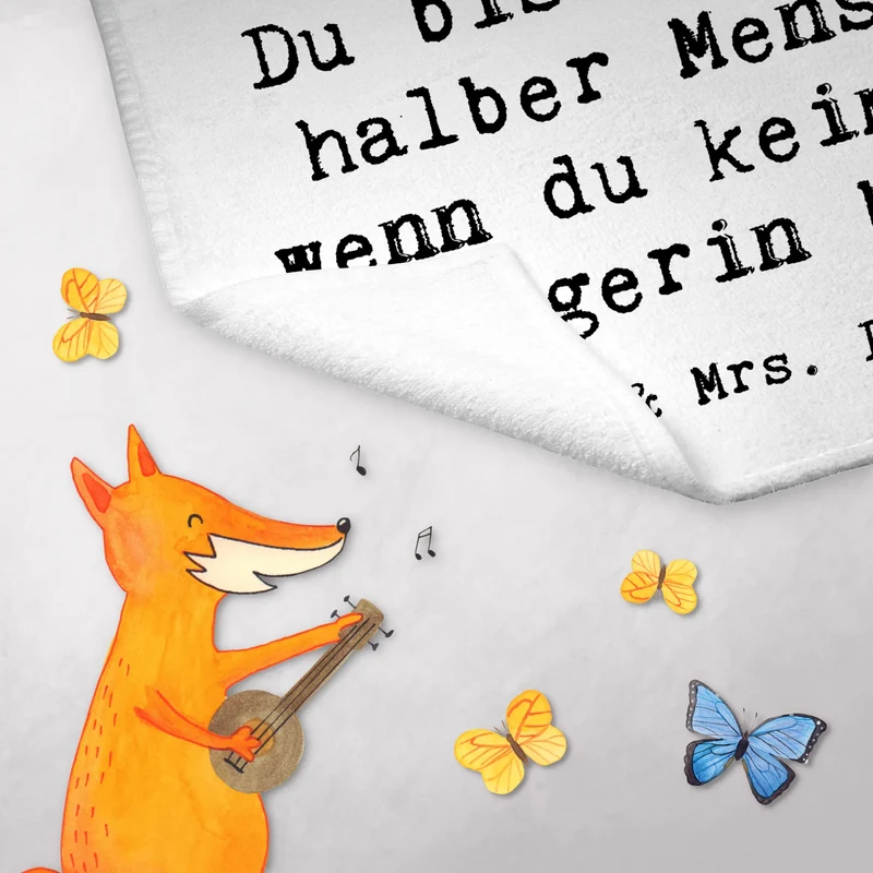 Gästehandtuch PR Managerin Herz