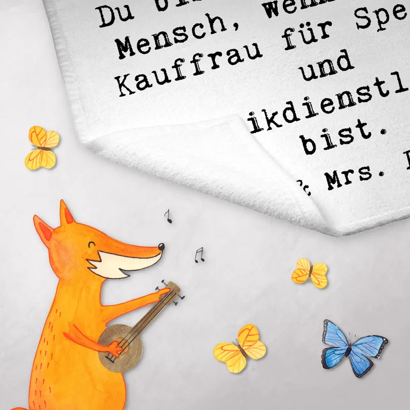 Gästehandtuch Kauffrau für Spedition und Logistikdienstleistung Herz
