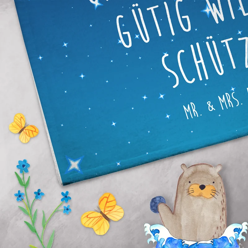 Gästehandtuch Sternzeichen Schütze