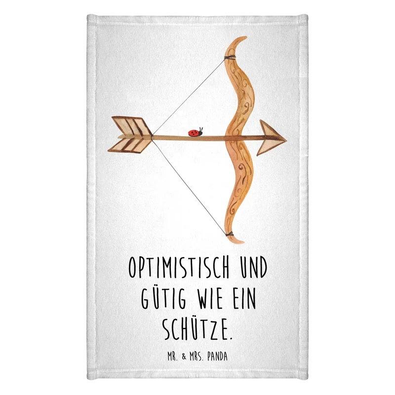 Gästehandtuch Sternzeichen Schütze