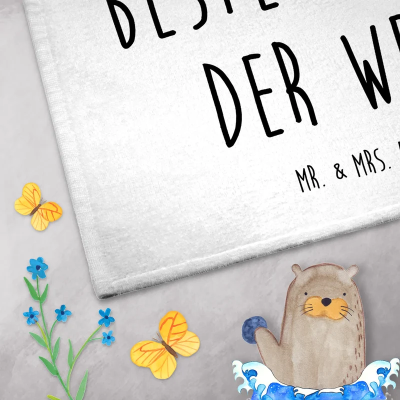 Gästehandtuch Koala Familie zwei