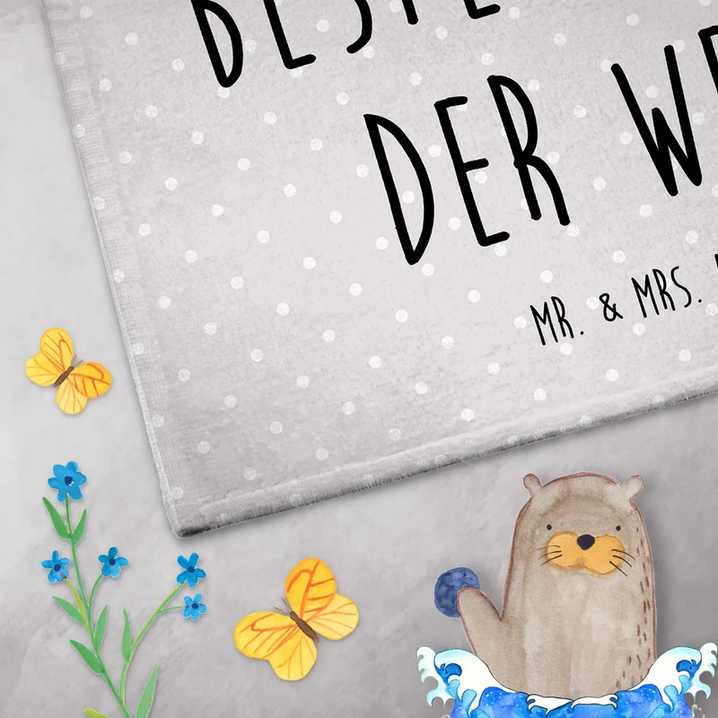 Gästehandtuch Koala Familie zwei