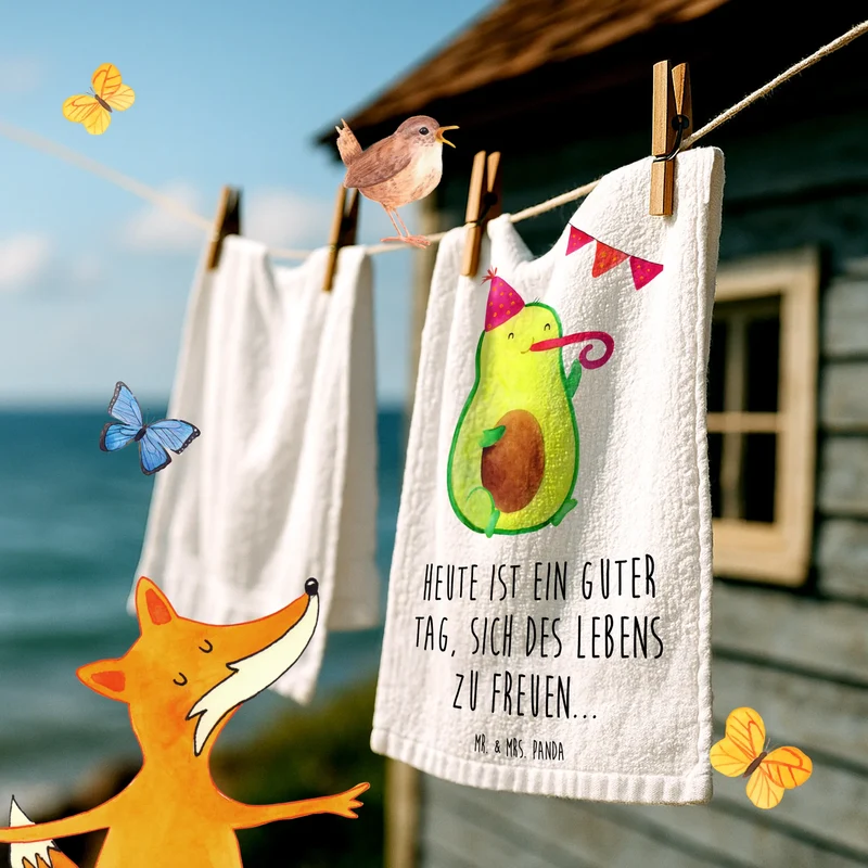 Gästehandtuch Avocado Party