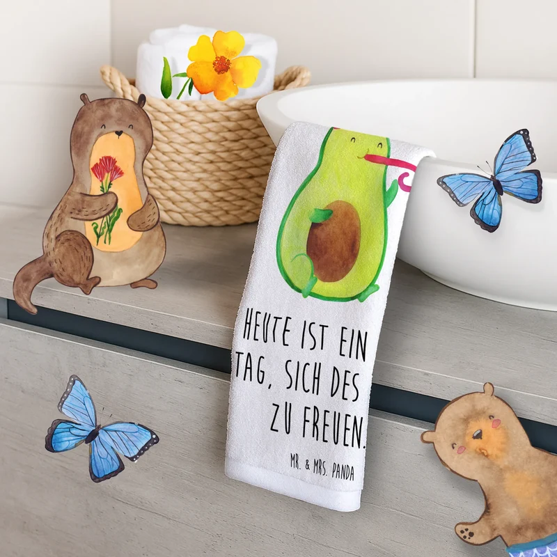 Gästehandtuch Avocado Party