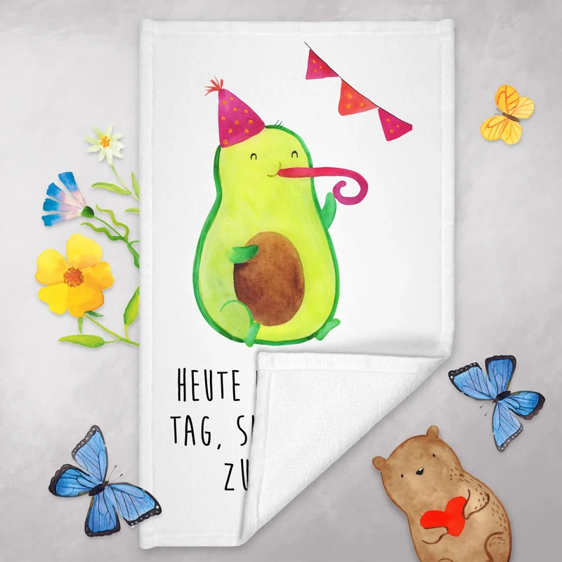 Gästehandtuch Avocado Party