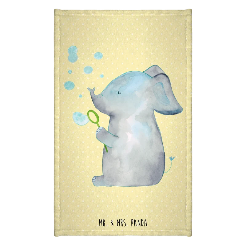 Gästehandtuch Elefant Seifenblasen