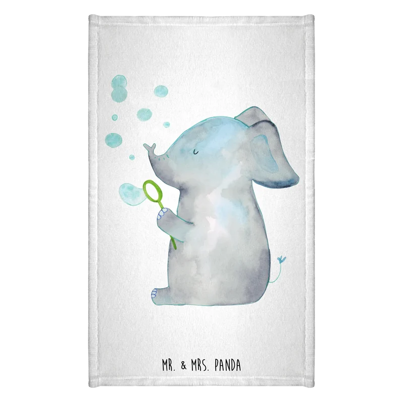 Gästehandtuch Elefant Seifenblasen