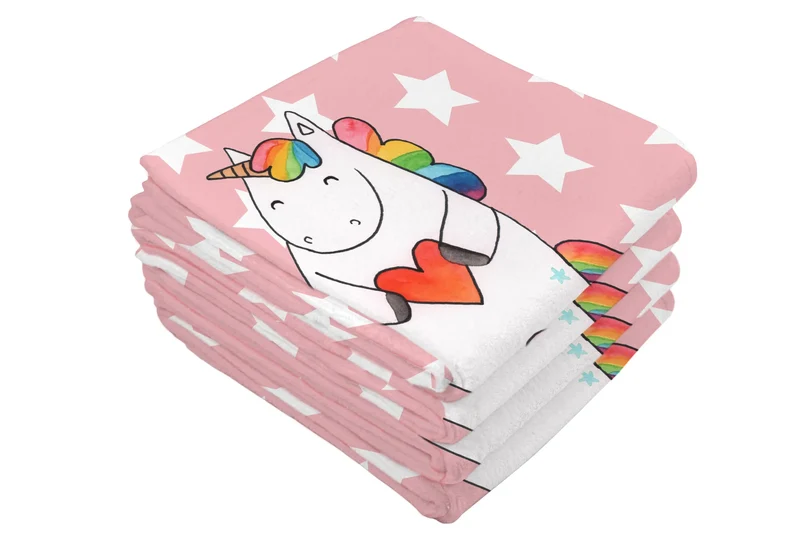 Handtuch Einhorn Herz
