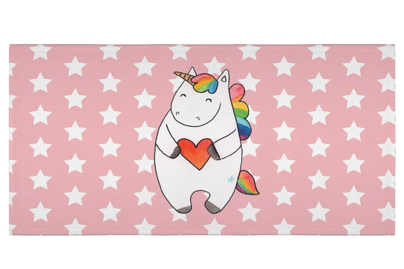 Handtuch Einhorn Herz