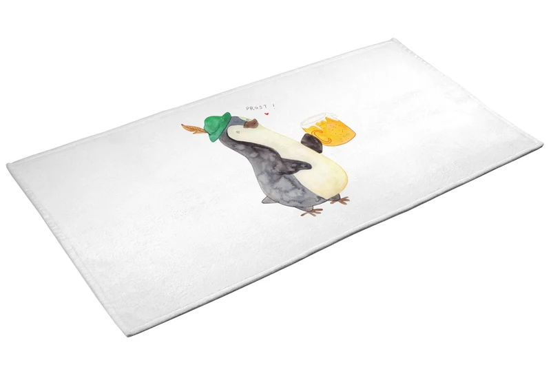 Handtuch Pinguin Bier