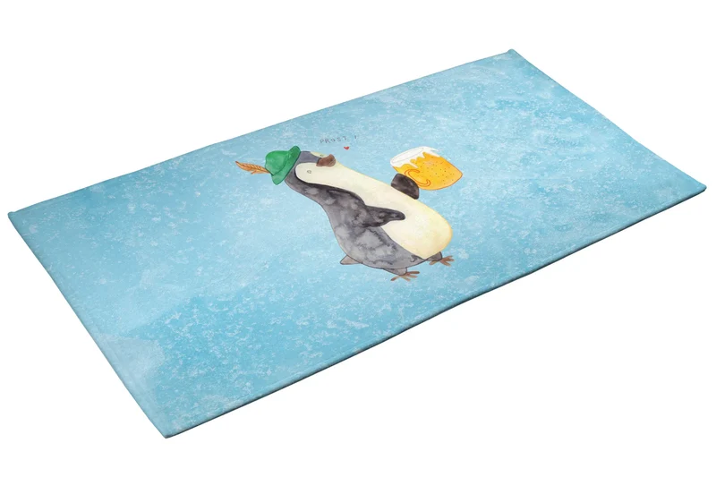 Handtuch Pinguin Bier
