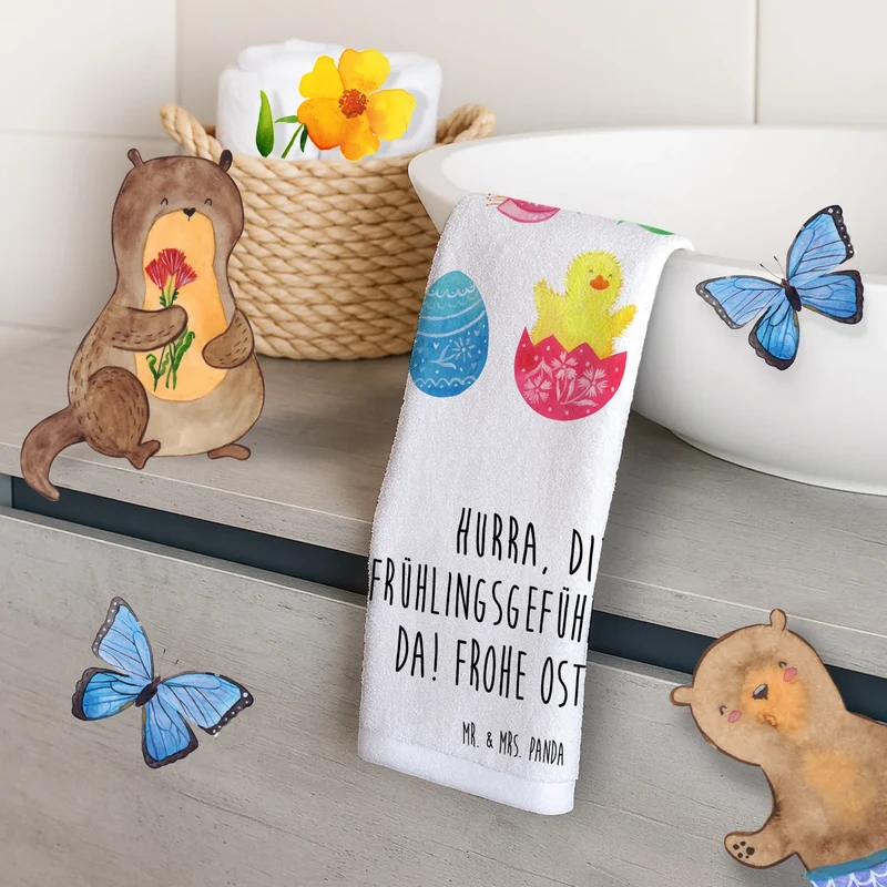Gästehandtuch Küken Schlüpfen