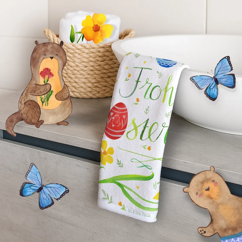 Gästehandtuch Ostern Frohe Ostern