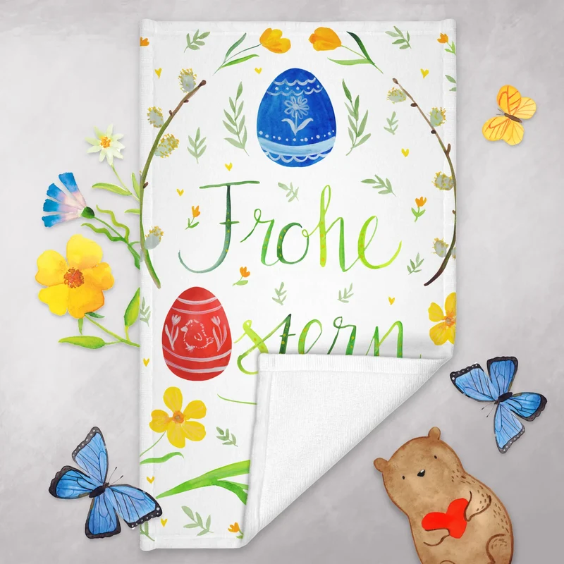 Gästehandtuch Ostern Frohe Ostern
