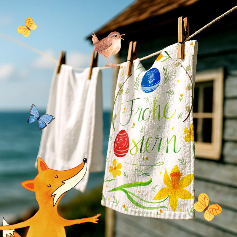 Gästehandtuch Ostern Frohe Ostern