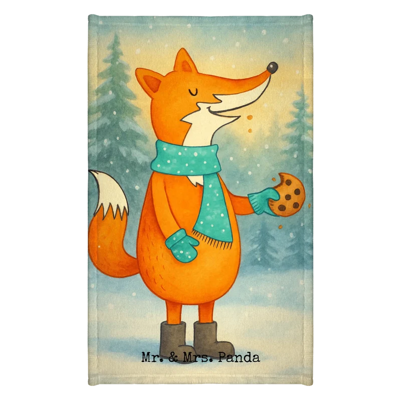 Gästehandtuch Fuchs Keks Design