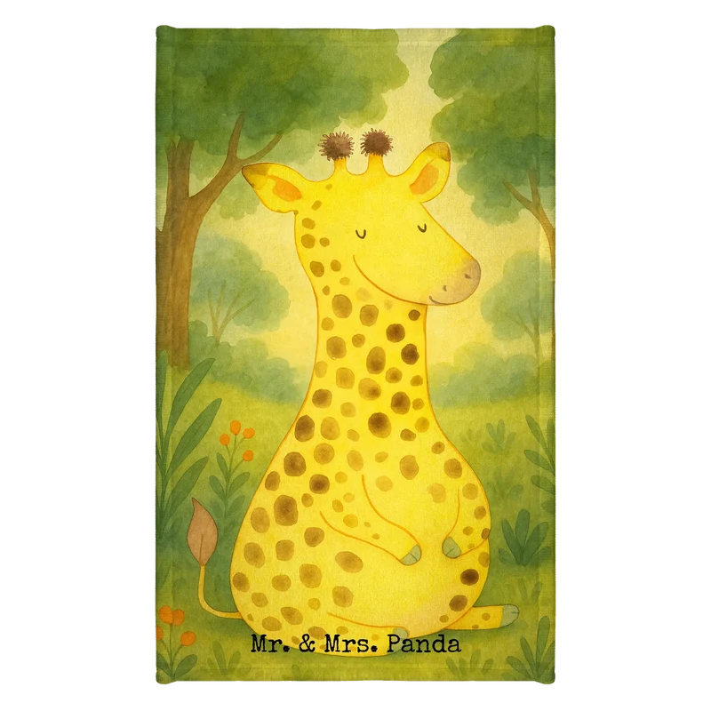 Gästehandtuch Giraffe Zufrieden Design