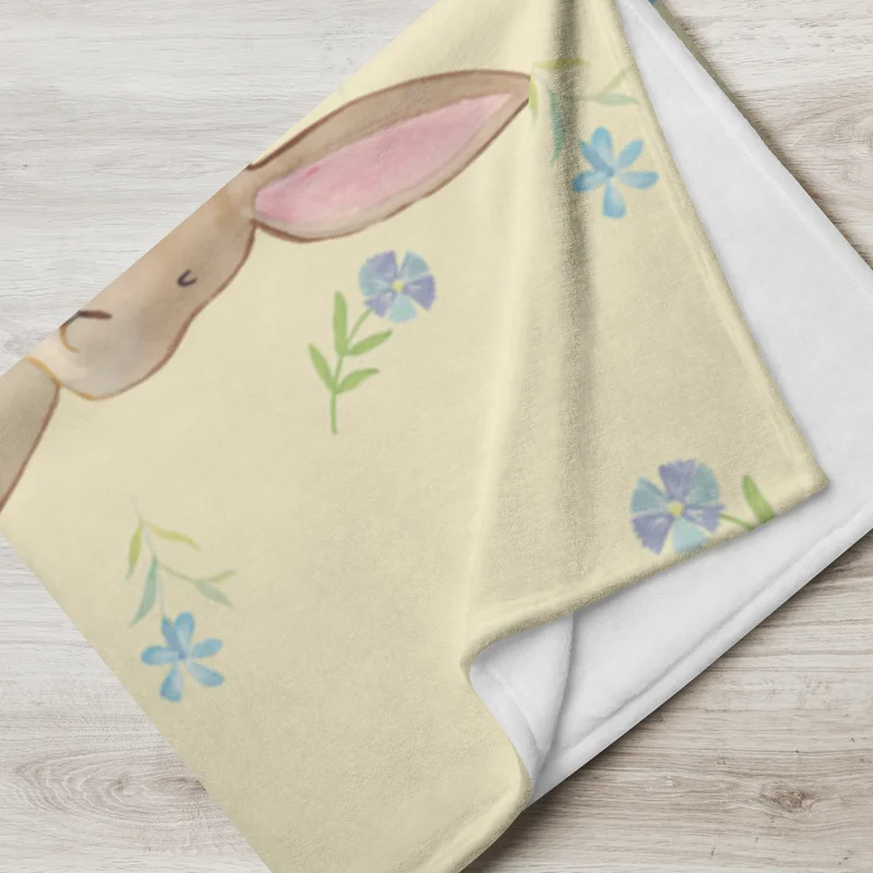 Babydecke Hase Eier Malen