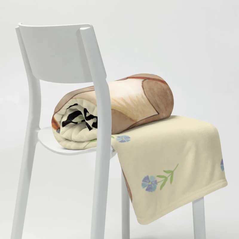 Babydecke Hase Eier Malen