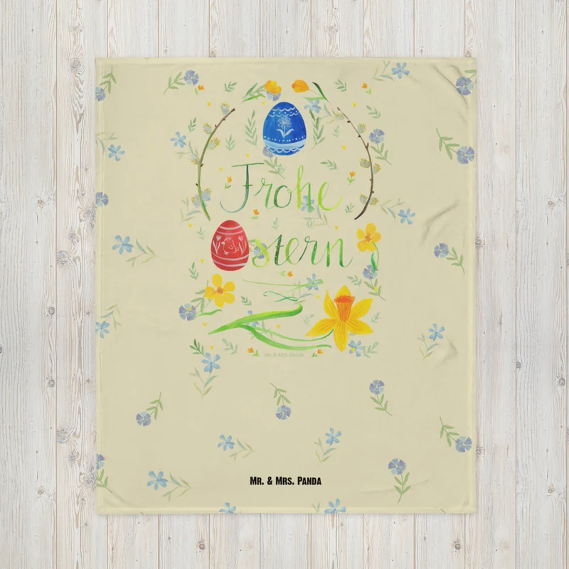 Babydecke Ostern Frohe Ostern